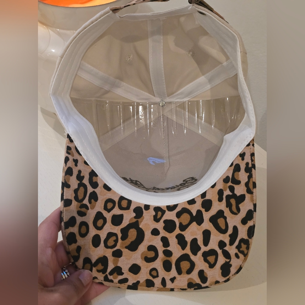Boutique "Sounds Like Bullsh*t" Leopard Baseball Hat | Adjustable OS NIB - Picture 5 of 6